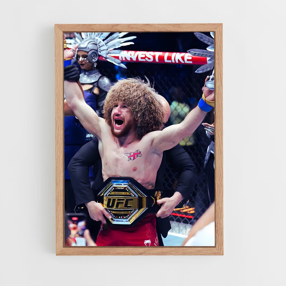 Poster Merab dvalishvili – affiche MMA (vue 4)